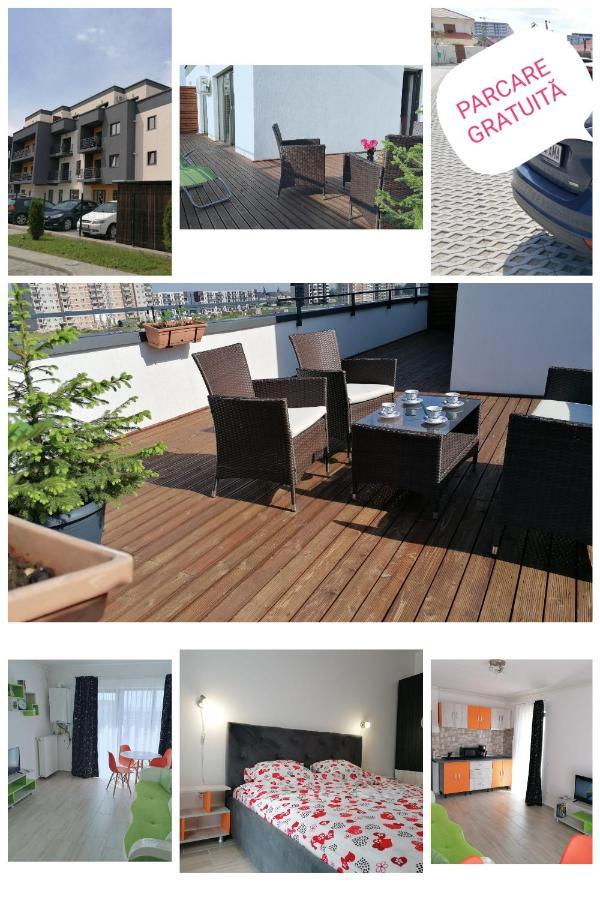 Ama Apartament Cu Terasa 50 Mp & Parcare บราชอฟ ภายนอก รูปภาพ